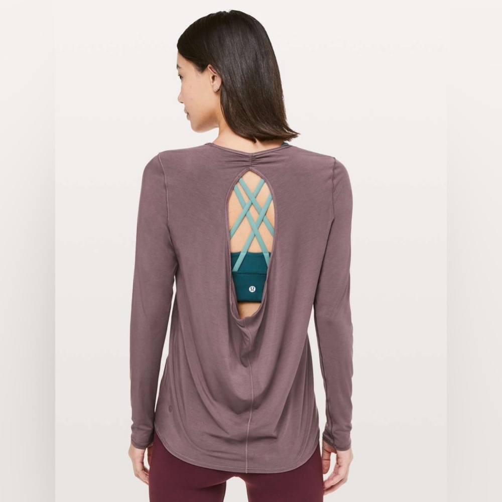 Lululemon Timeless Twist Long Sleeve Antique Bark